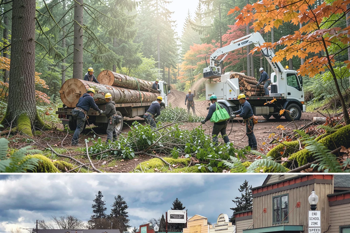 Annual tree maintenance programs in Roy, Pierce County, WA - Work is performed year-round but scheduled to avoid peak storm seasons that increase safety risks or damage potential during...