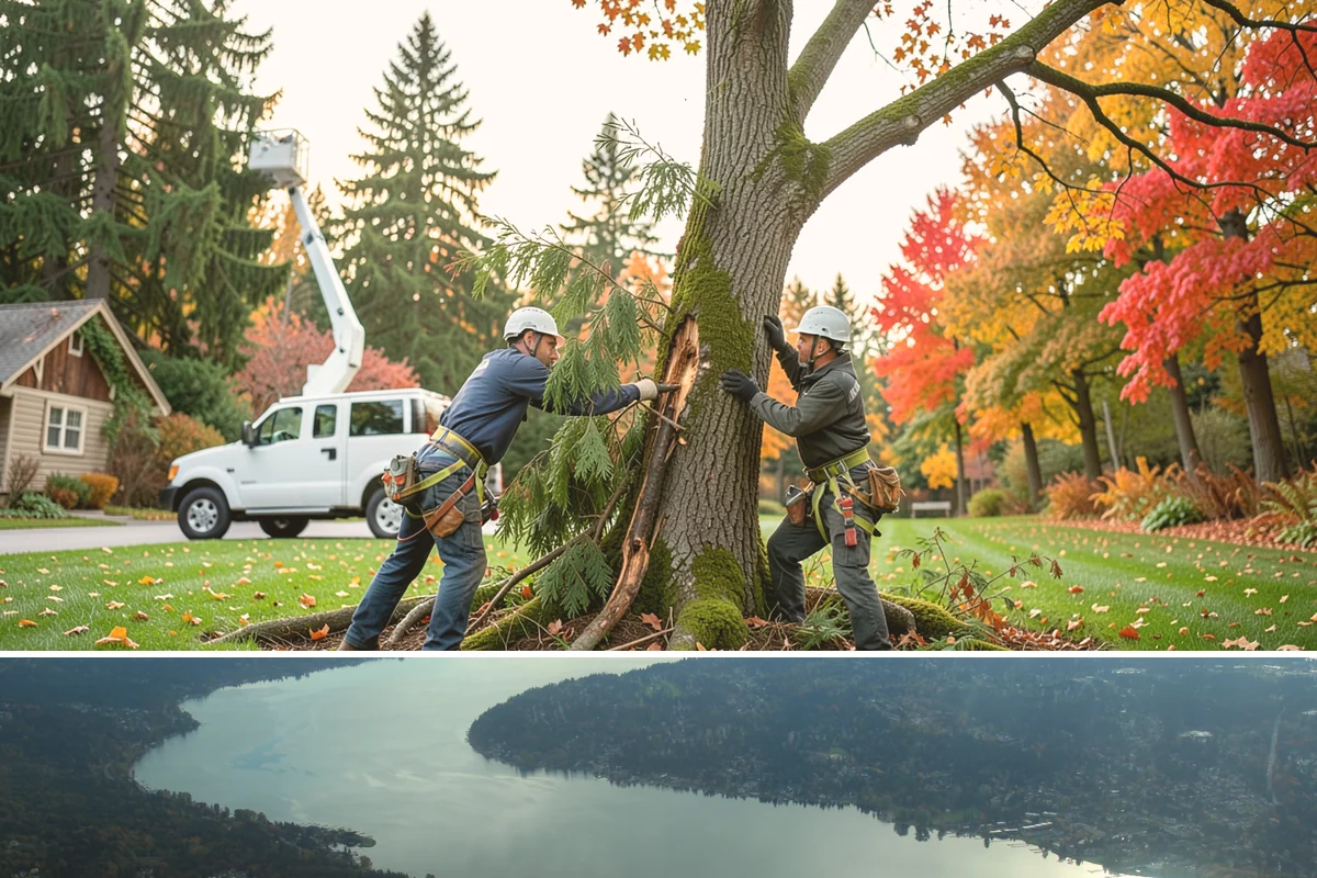 Annual tree maintenance programs in Sammamish, King County, WA - Work is performed year-round but scheduled to avoid peak storm seasons that increase safety risks or damage potential during...