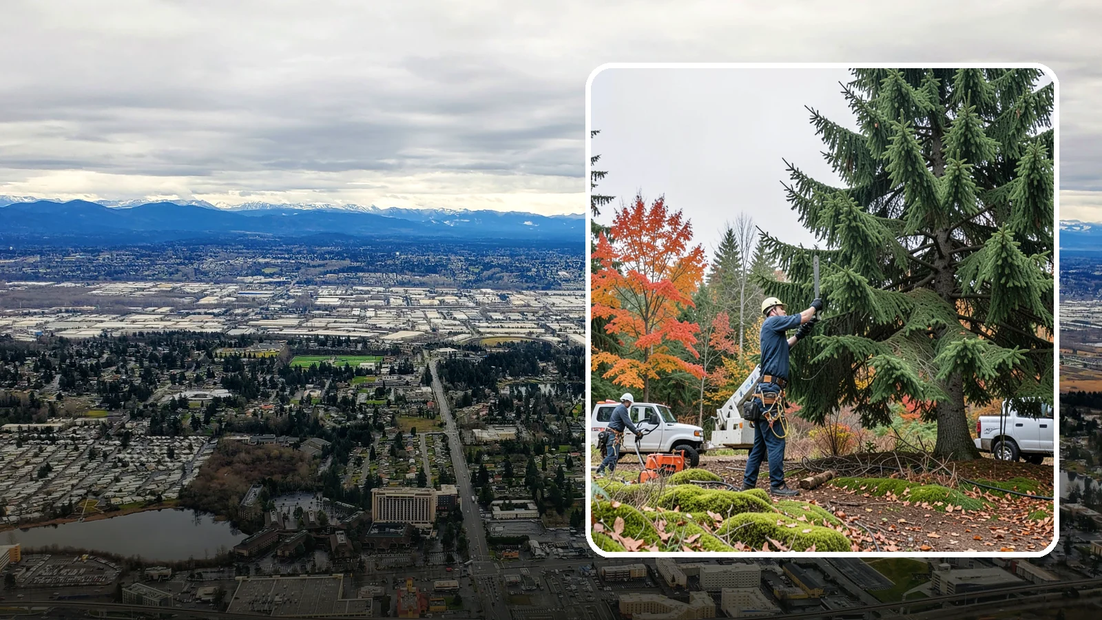 Annual tree maintenance programs in SeaTac, King County, WA - Scheduled annual maintenance for a property's trees.