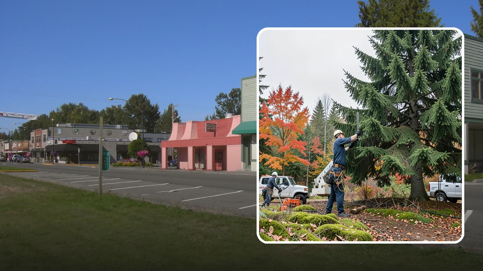 Annual tree maintenance programs in Snoqualmie, King County, WA - Scheduled annual maintenance for a property's trees.