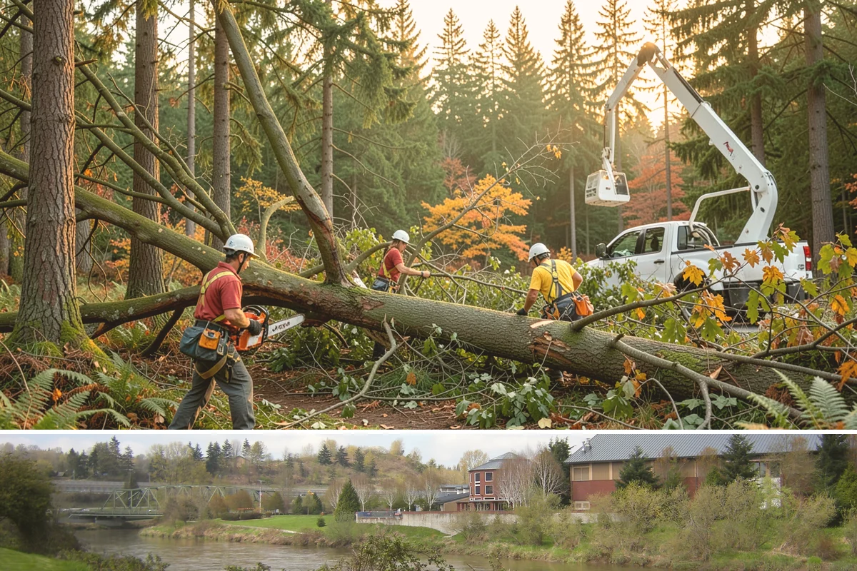 Annual tree maintenance programs in Tukwila, King County, WA - Work is performed year-round but scheduled to avoid peak storm seasons that increase safety risks or damage potential during...