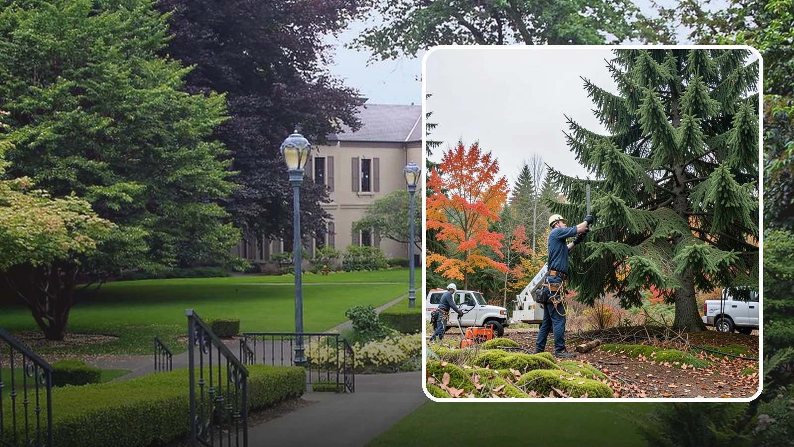 Annual tree maintenance programs in Woodinville, King County, WA - Scheduled annual maintenance for a property's trees.
