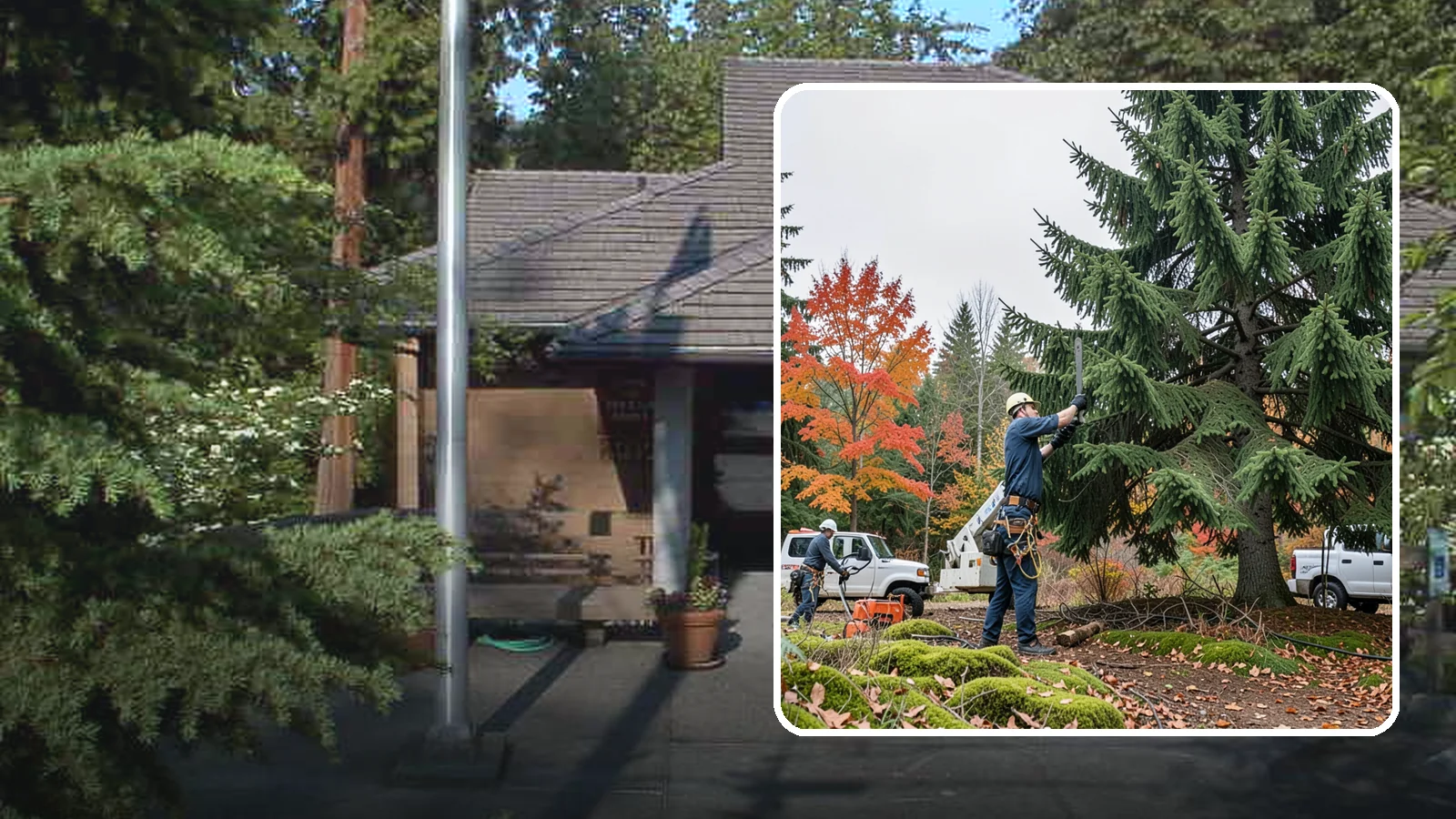 Annual tree maintenance programs in Yarrow Point, King County, WA - Scheduled annual maintenance for a property's trees.