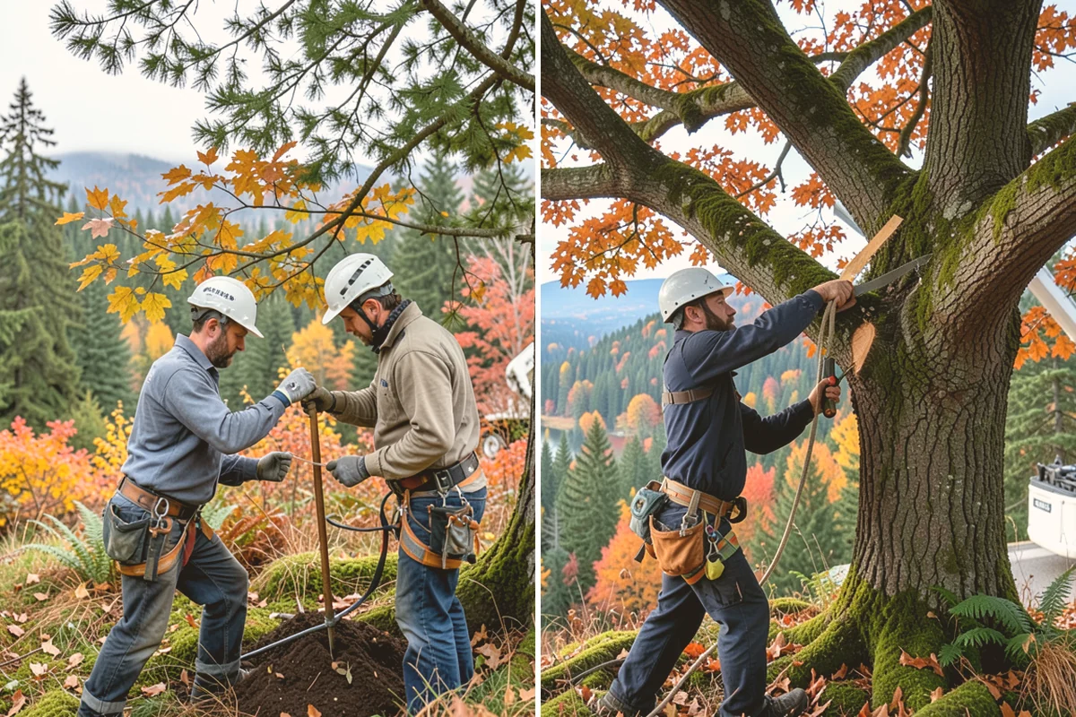 Arborist consultations in Bellevue, King County, WA - Gather site and tree information