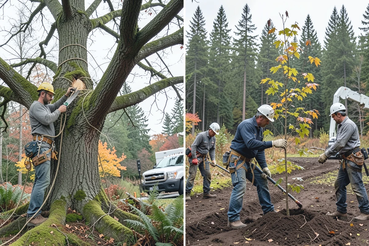 Arborist consultations in Des Moines, King County, WA - Gather site and tree information