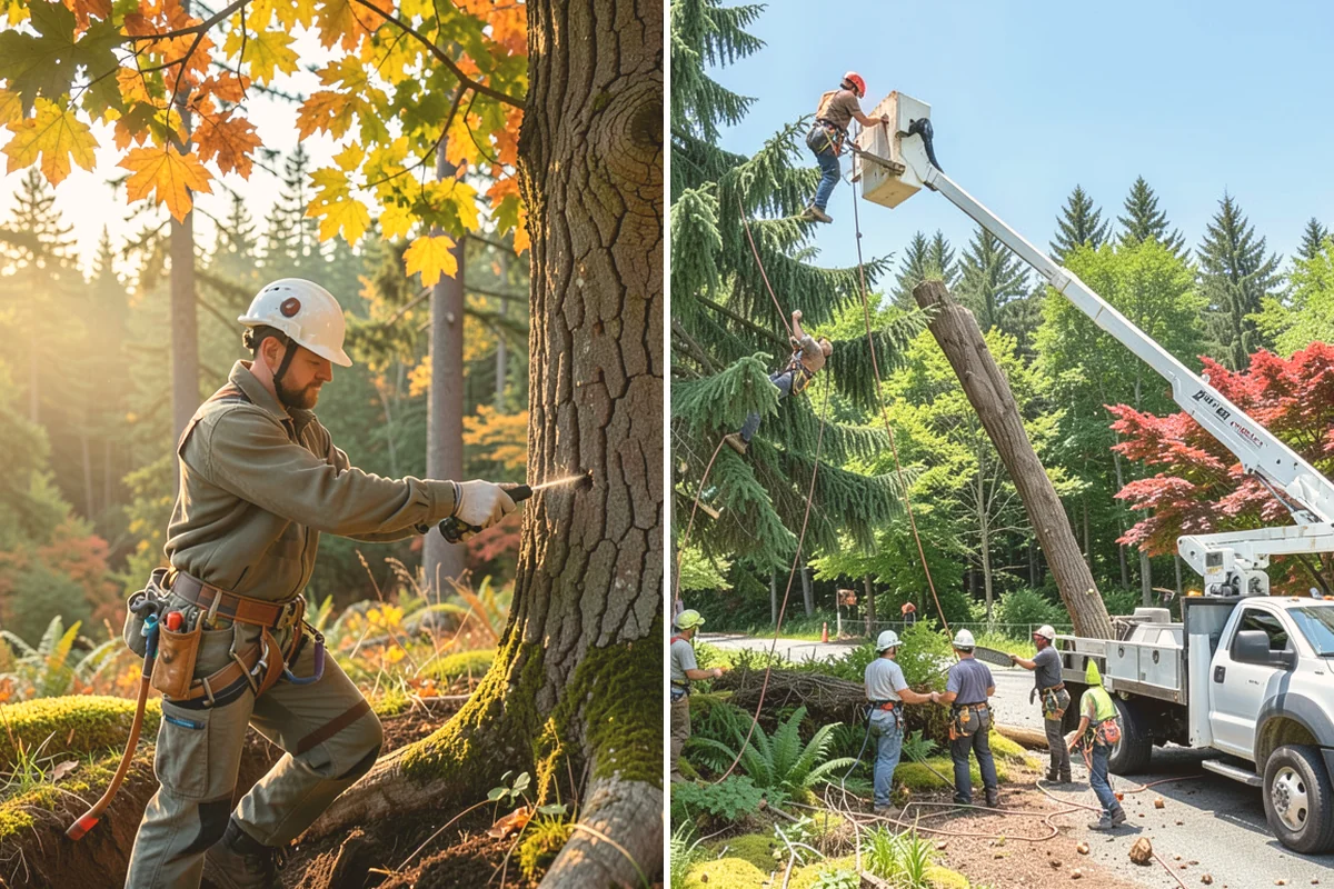 Arborist consultations in Fife, Pierce County, WA - Gather site and tree information