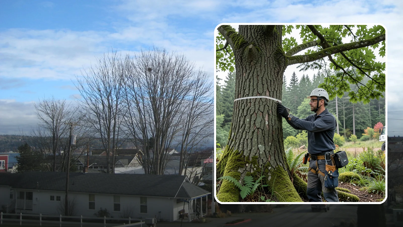 Arborist consultations in Langley, Island County, WA - A professional consultation with a qualified arborist.