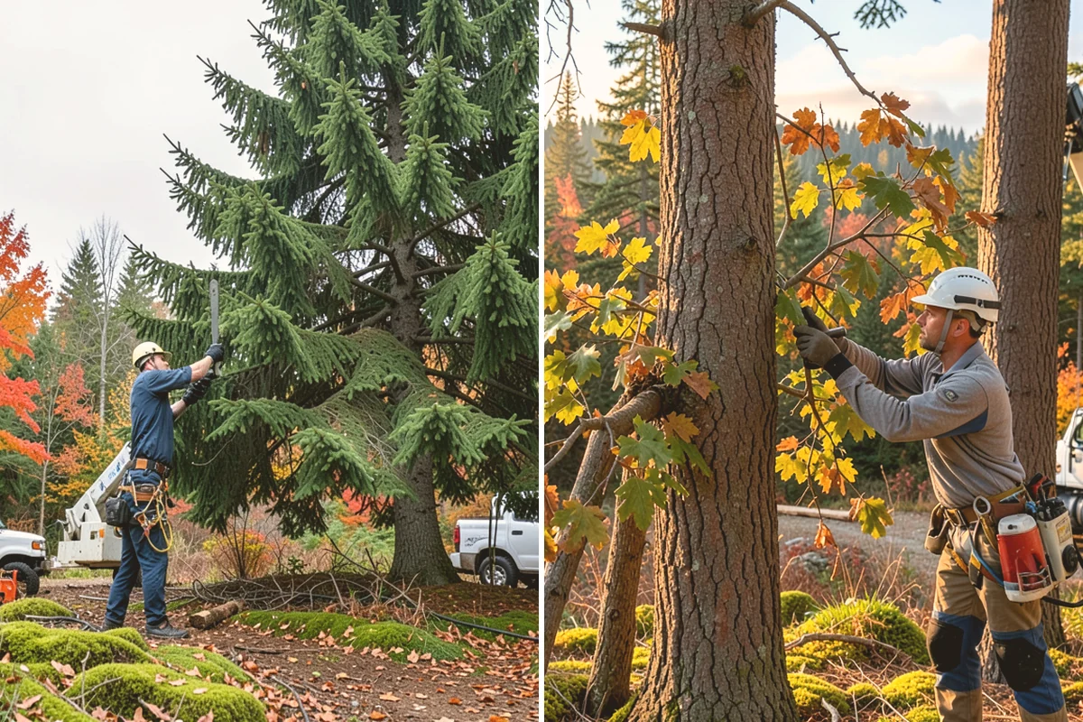 Arborist consultations in Langley, Island County, WA - Gather site and tree information