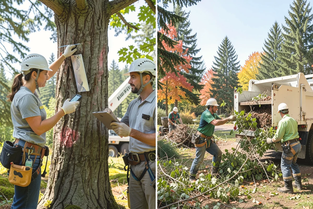 Arborist consultations in North Bend, King County, WA - Gather site and tree information