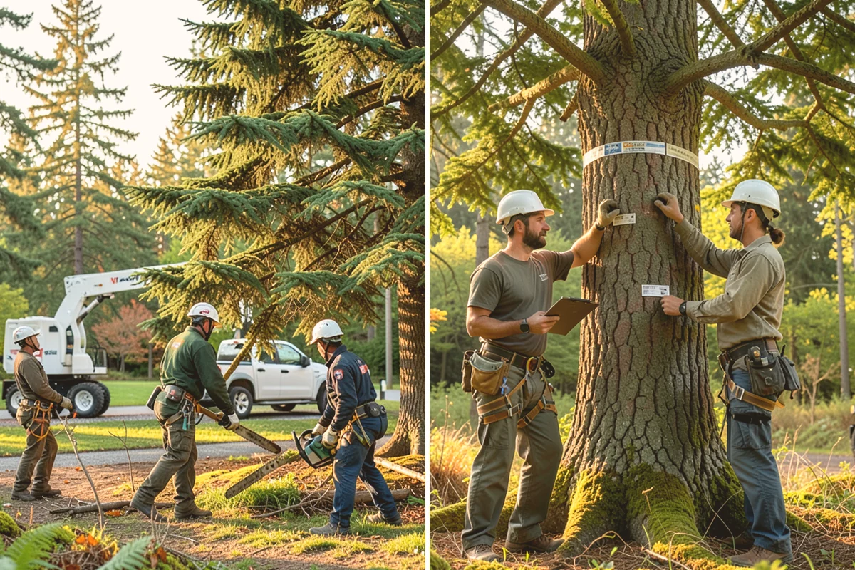 Arborist consultations in Orting, Pierce County, WA - Gather site and tree information