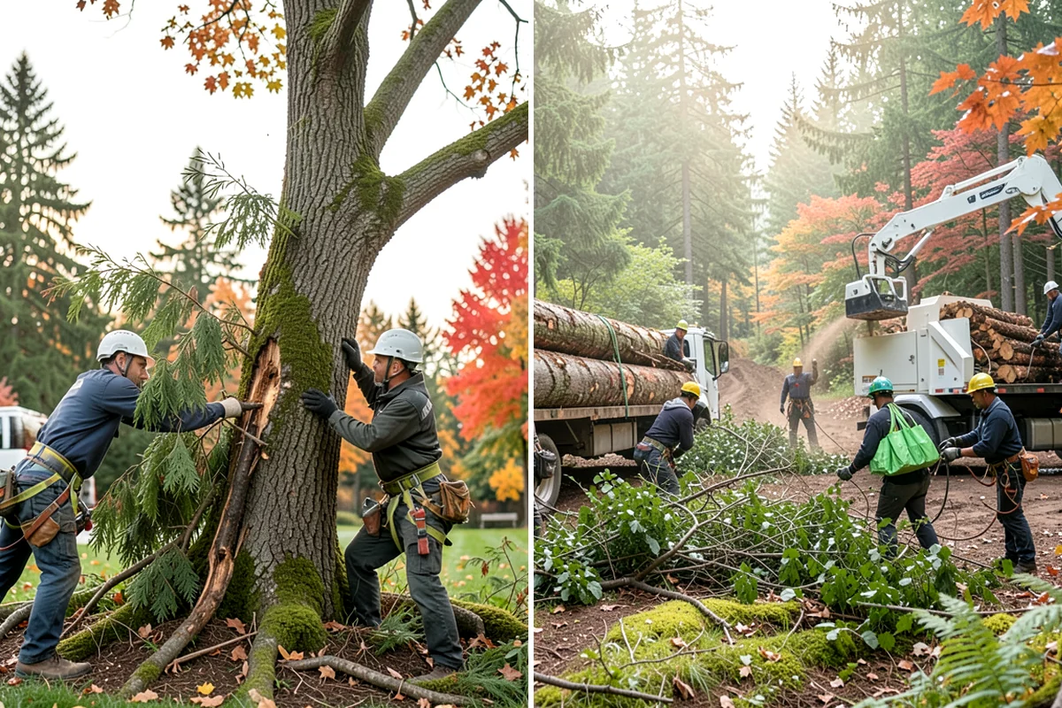 Arborist consultations in Pacific, King County, WA - Gather site and tree information