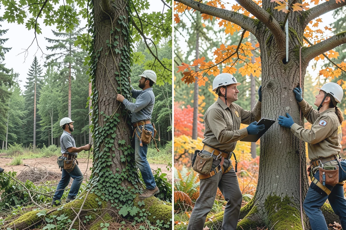Arborist consultations in Redmond, King County, WA - Gather site and tree information