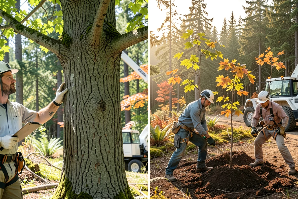 Arborist consultations in SeaTac, King County, WA - Gather site and tree information