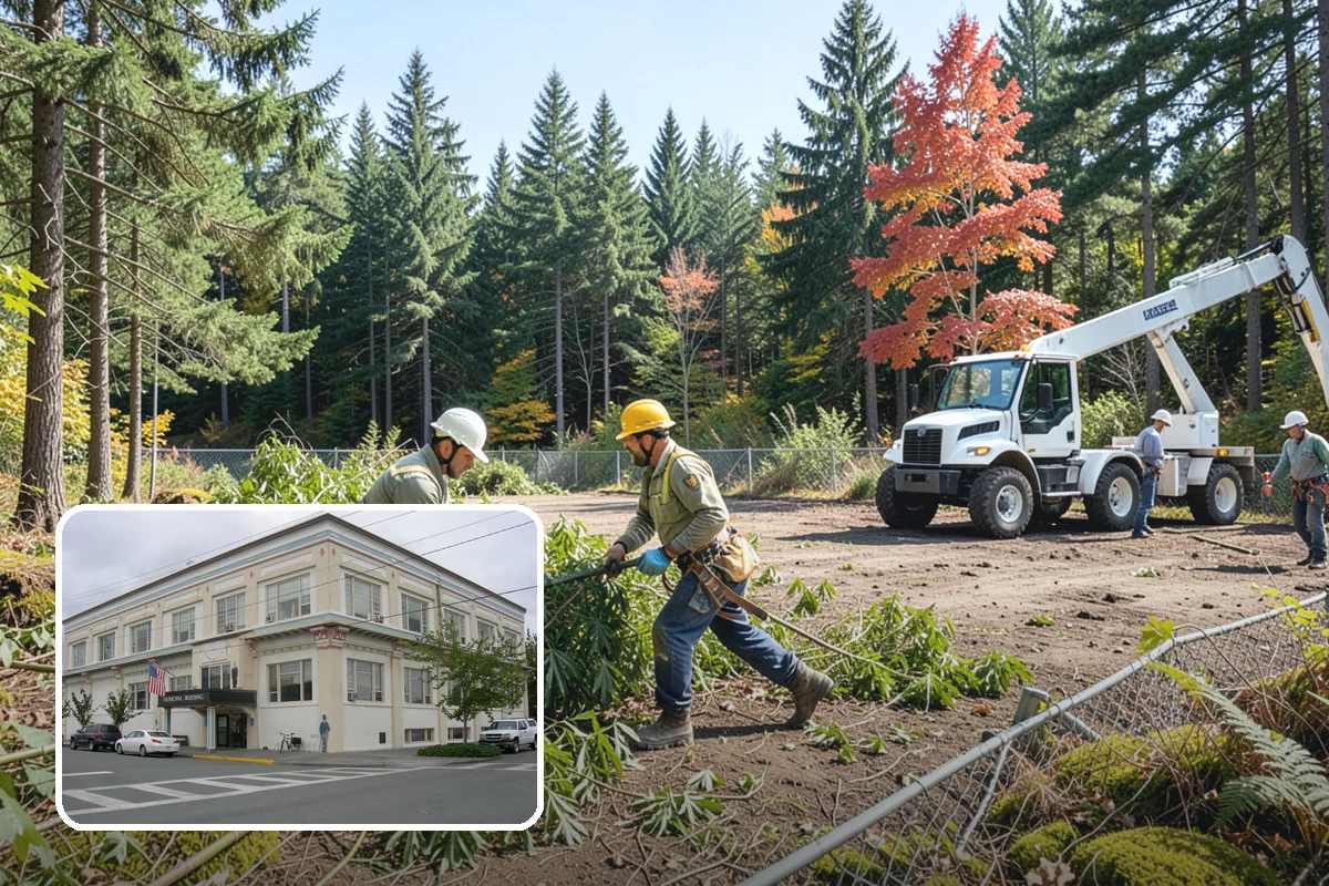 Backfill after stump grinding in Anacortes, Skagit County, WA - Removes tripping hazards and obstructions