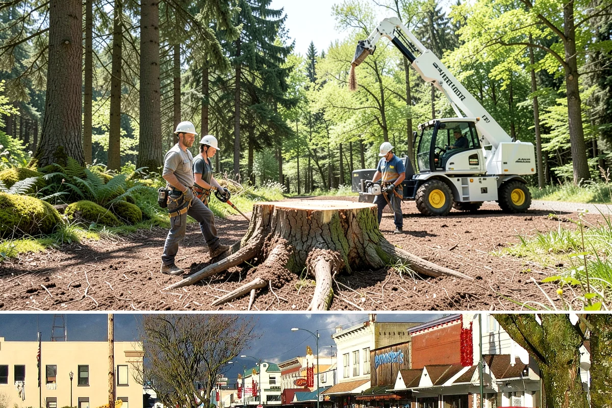 Backfill after stump grinding in Arlington, Snohomish County, WA - This work can generally be performed year-round in Puget Sound weather but may require extra care during heavy rain to manage...