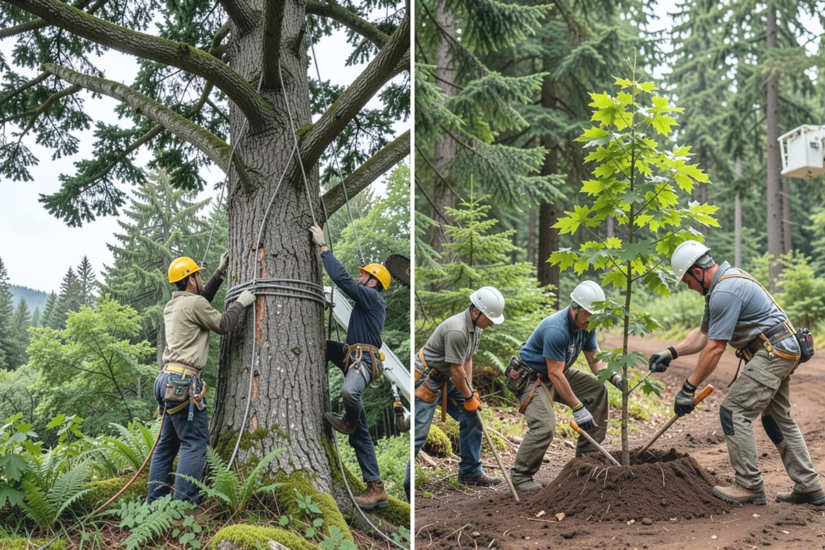 Backfill after stump grinding in Auburn, King County, WA - Locate and mark utilities before work