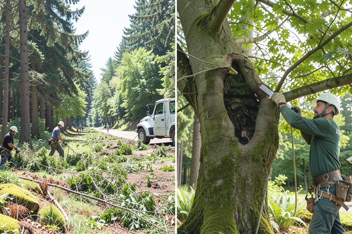 Backfill after stump grinding in Beaux Arts Village, King County, WA - Locate and mark utilities before work