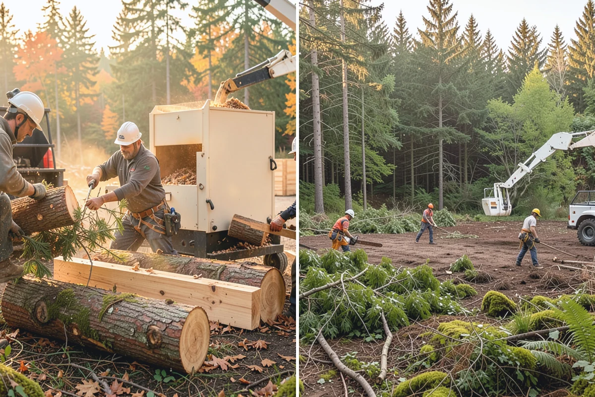 Backfill after stump grinding in Bonney Lake, Pierce County, WA - Locate and mark utilities before work