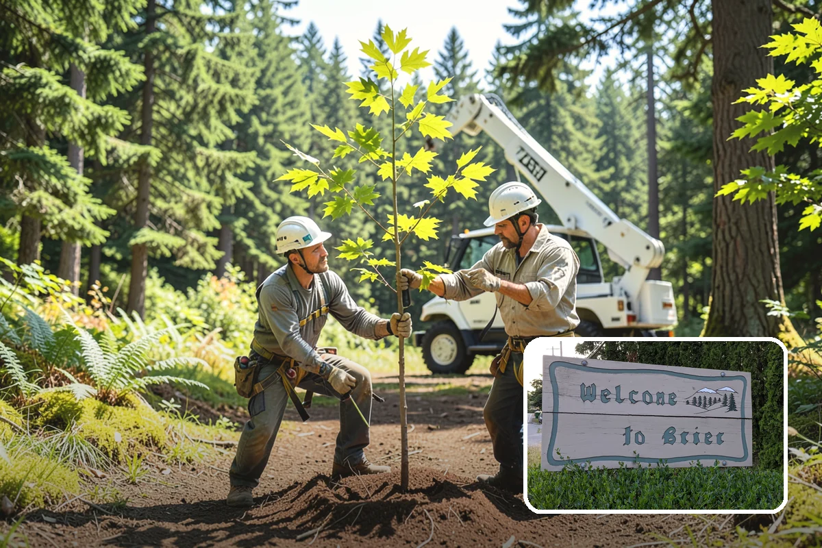 Backfill after stump grinding in Brier, Snohomish County, WA - Removes tripping hazards and obstructions