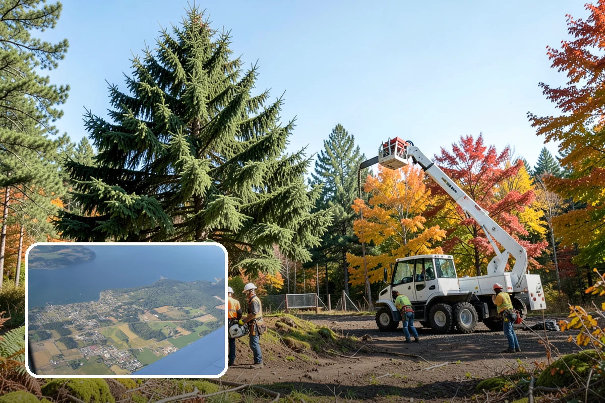 Backfill after stump grinding in Coupeville, Island County, WA - Removes tripping hazards and obstructions