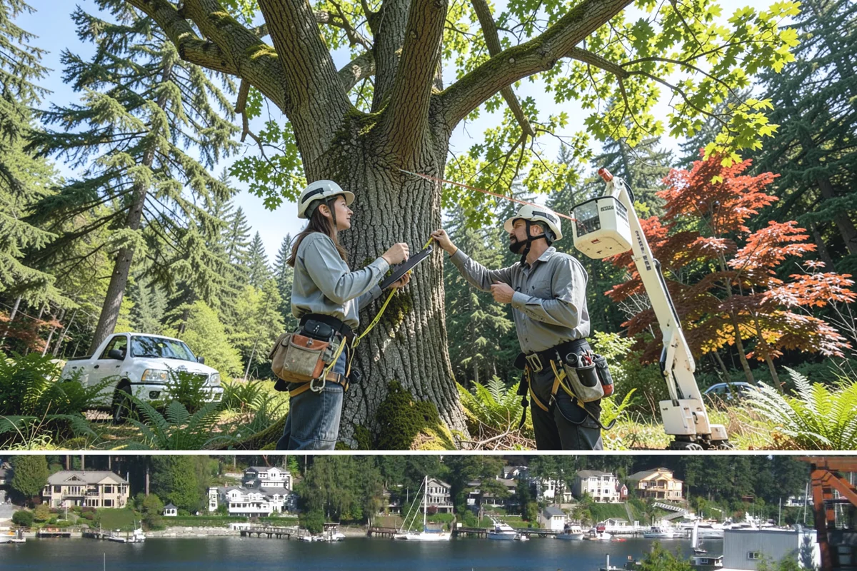 Backfill after stump grinding in Gig Harbor, Pierce County, WA - This work can generally be performed year-round in Puget Sound weather but may require extra care during heavy rain to manage...