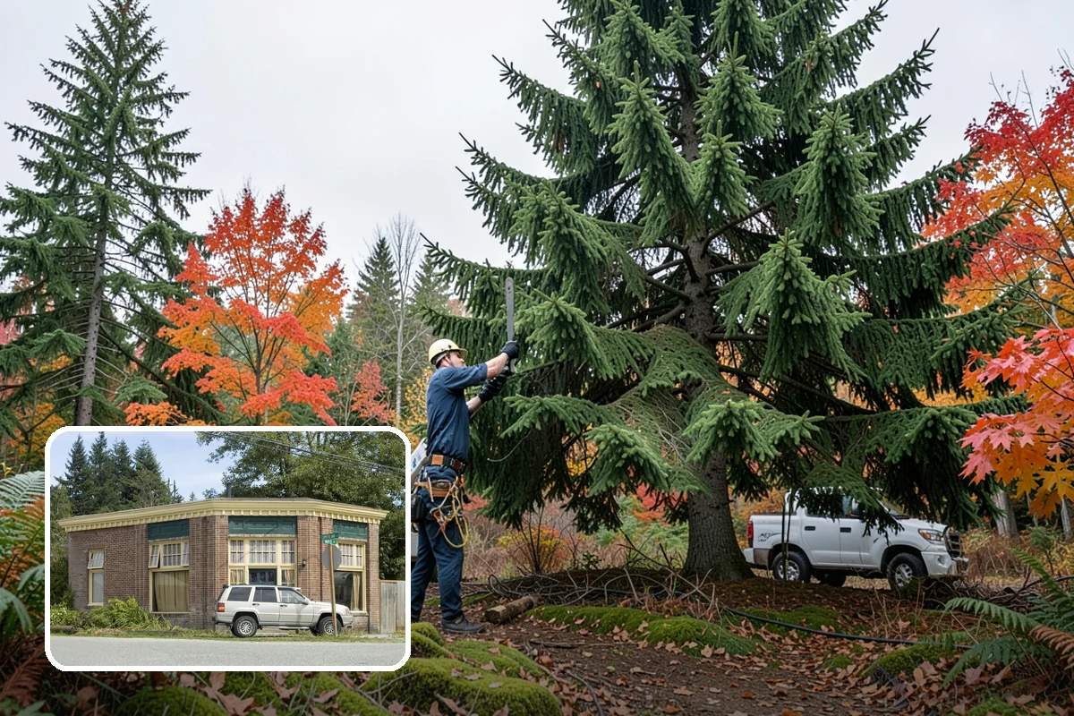 Backfill after stump grinding in Hamilton, Skagit County, WA - Removes tripping hazards and obstructions