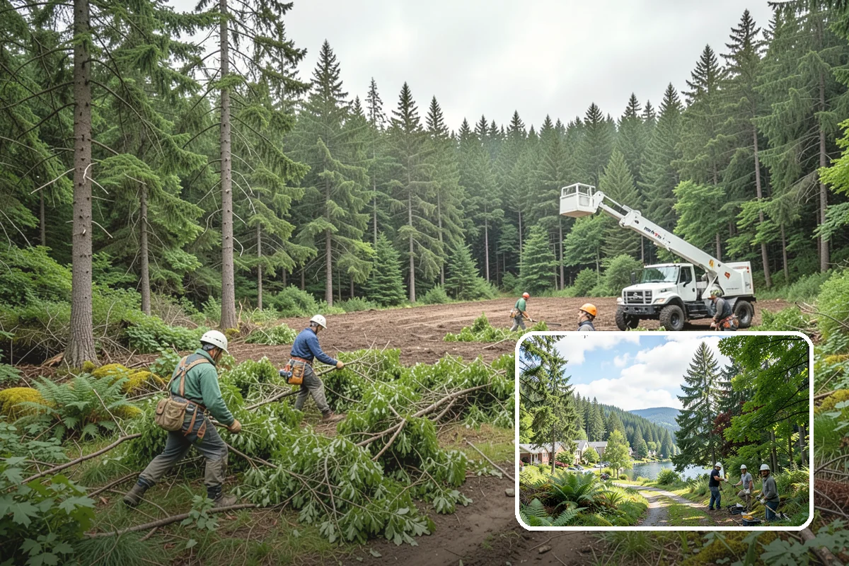 Backfill after stump grinding in Lake Forest Park, King County, WA - Removes tripping hazards and obstructions