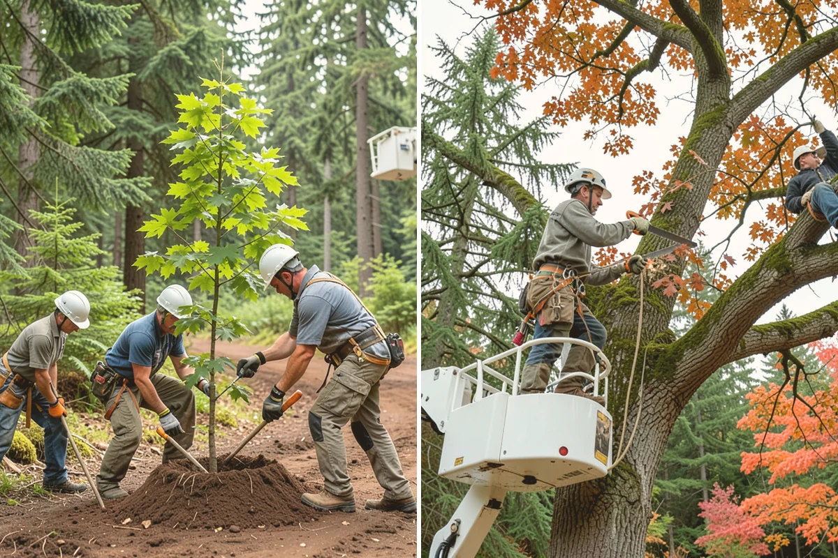 Backfill after stump grinding in Lynnwood, Snohomish County, WA - Locate and mark utilities before work