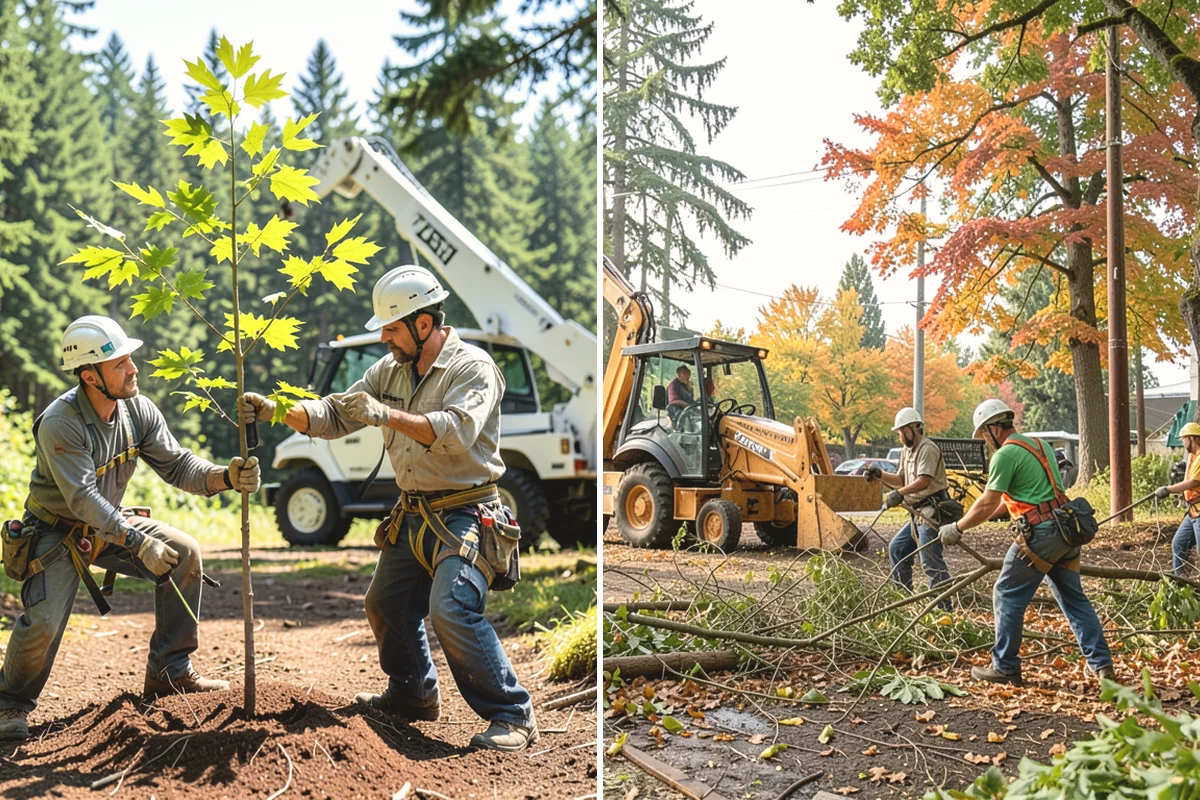 Backfill after stump grinding in Mukilteo, Snohomish County, WA - Locate and mark utilities before work