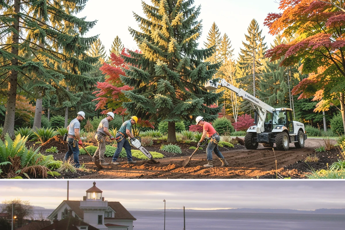 Backfill after stump grinding in Mukilteo, Snohomish County, WA - This work can generally be performed year-round in Puget Sound weather but may require extra care during heavy rain to manage...