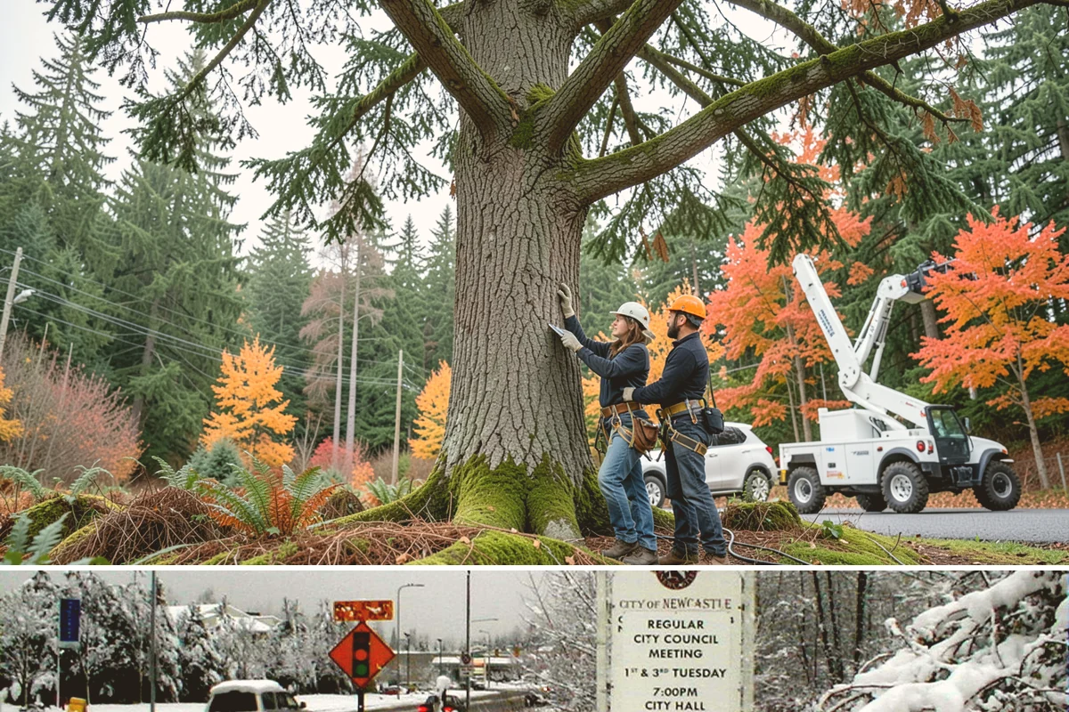 Backfill after stump grinding in Newcastle, King County, WA - This work can generally be performed year-round in Puget Sound weather but may require extra care during heavy rain to manage...