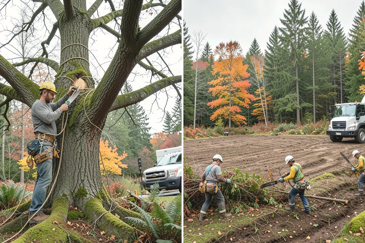 Backfill after stump grinding in North Bend, King County, WA - Locate and mark utilities before work