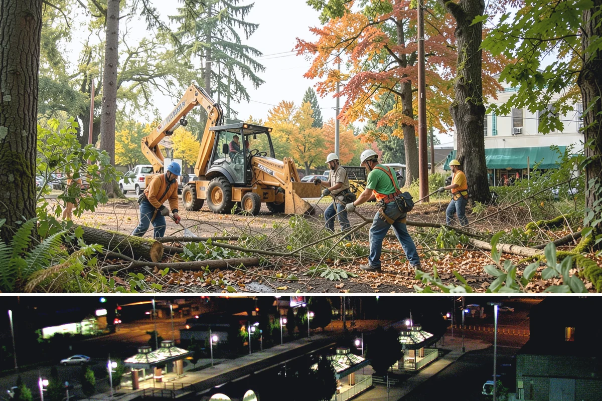 Bamboo removal in Auburn, King County, WA - Work is best performed when ground conditions are stable enough for hauling equipment but before heavy rains make the wet terrain...