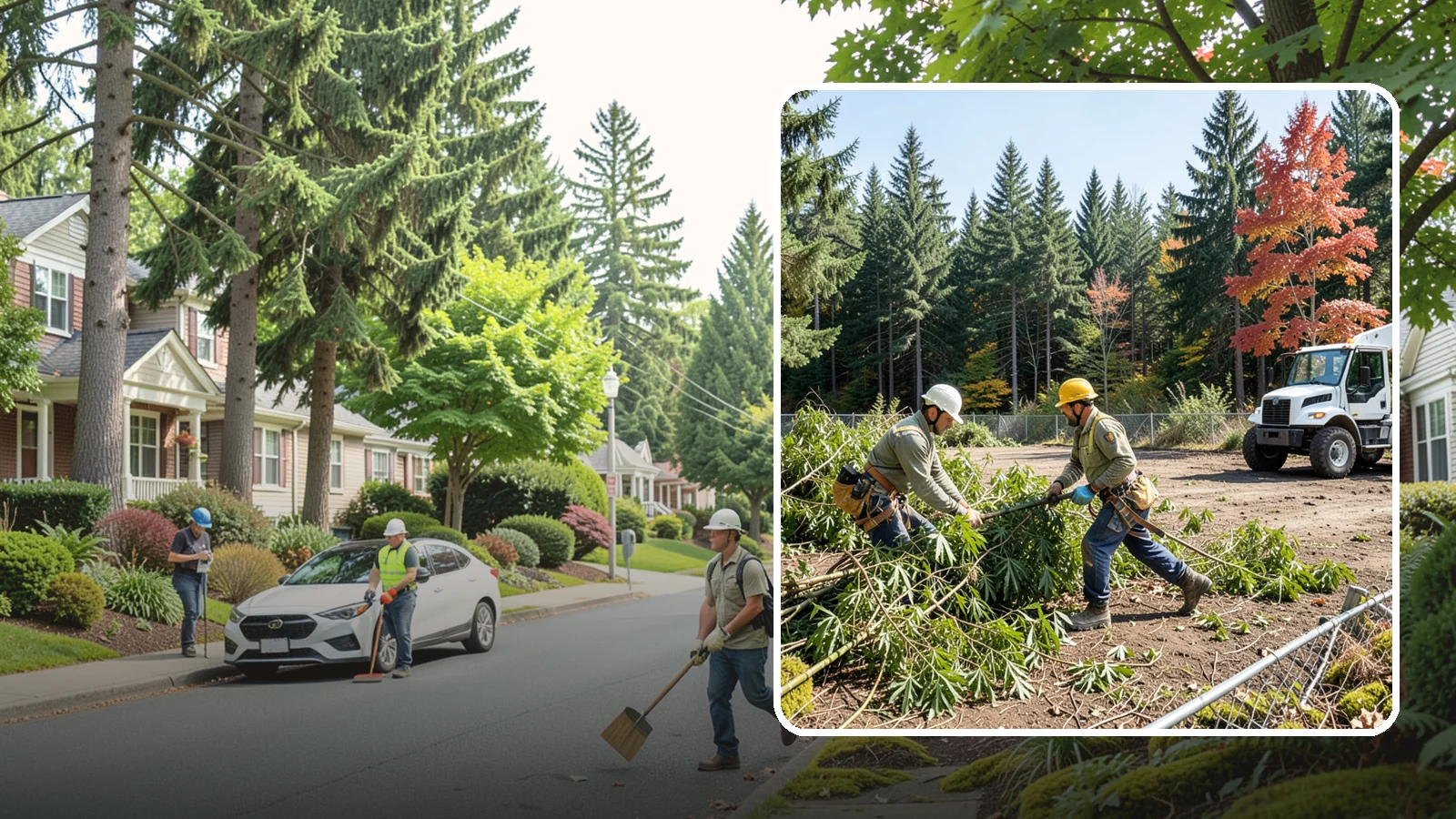 Bamboo removal in Beaux Arts Village, King County, WA - The removal and containment of bamboo.
