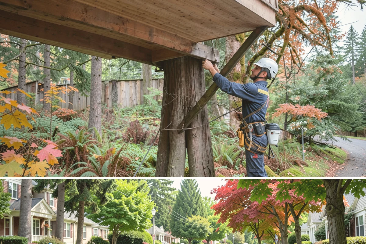 Bamboo removal in Beaux Arts Village, King County, WA - Work is best performed when ground conditions are stable enough for hauling equipment but before heavy rains make the wet terrain...