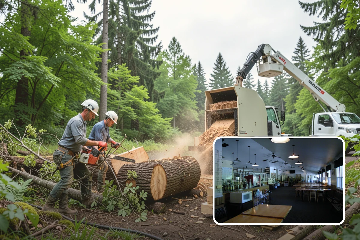 Bamboo removal in Black Diamond, King County, WA - Improves access and usability of a site