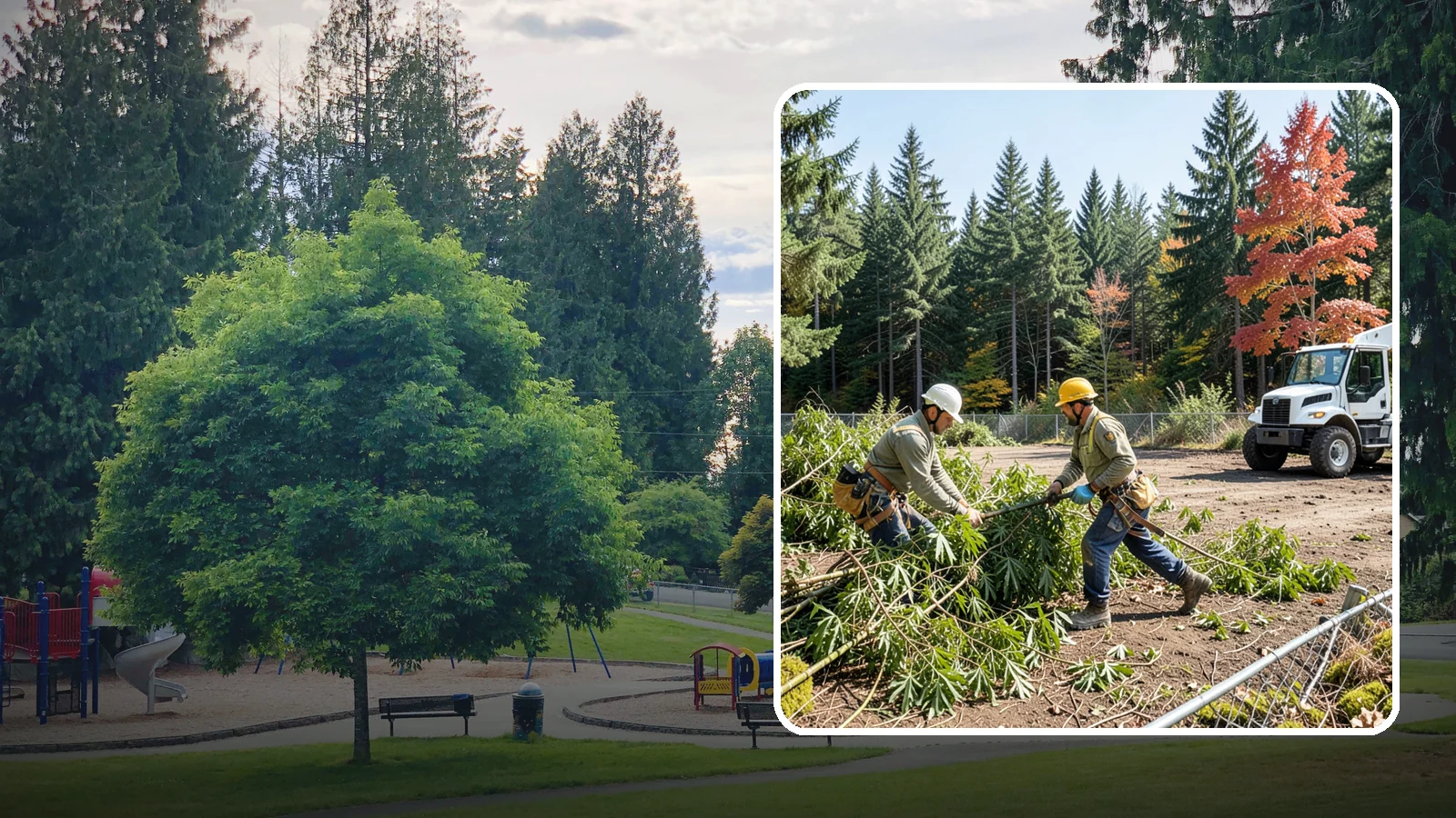 Bamboo removal in Bonney Lake, Pierce County, WA - The removal and containment of bamboo.
