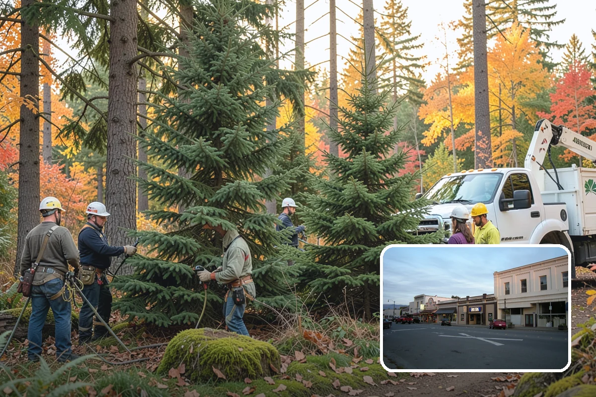 Bamboo removal in Burlington, Skagit County, WA - Improves access and usability of a site
