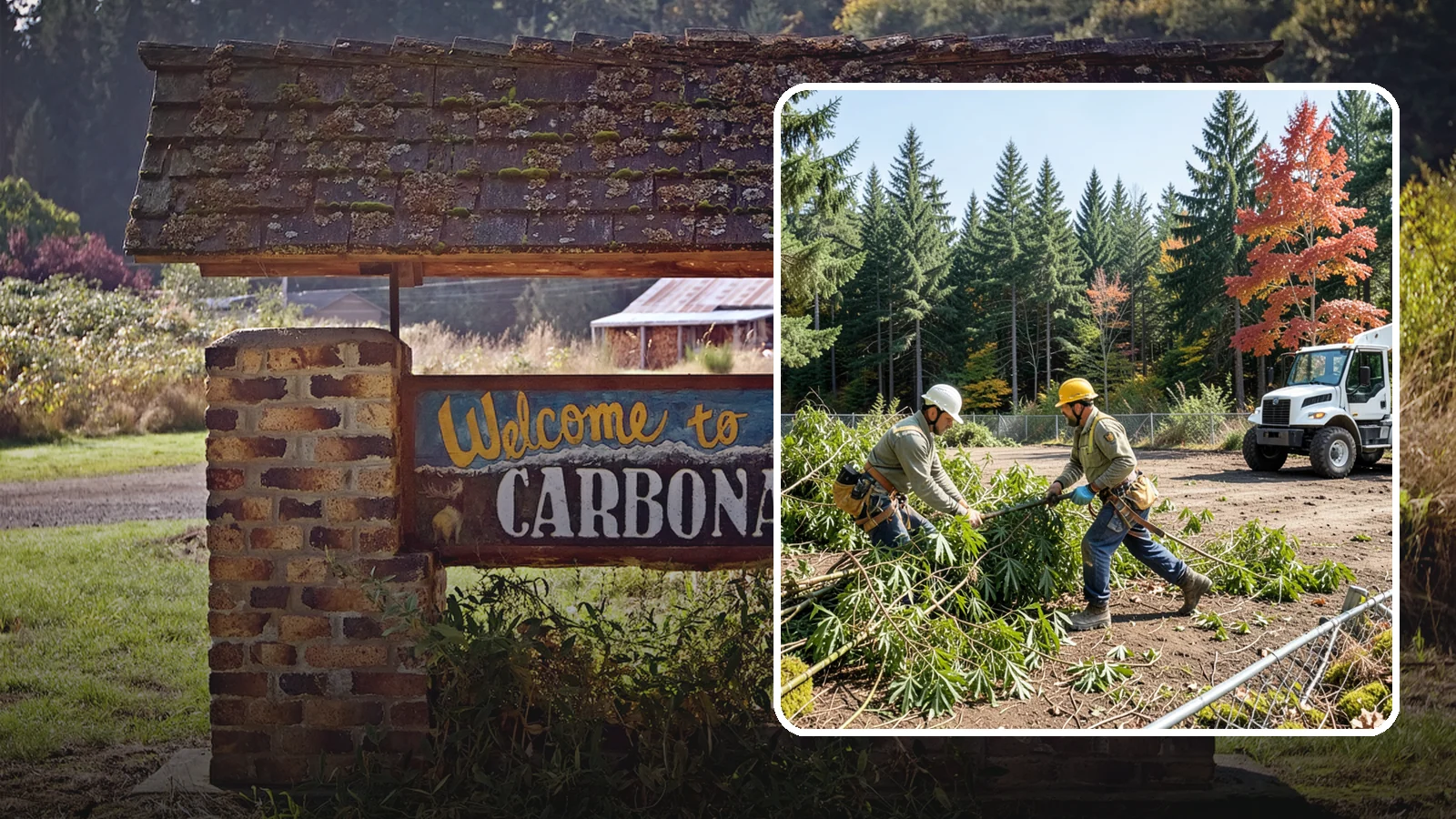 Bamboo removal in Carbonado, Pierce County, WA - The removal and containment of bamboo.
