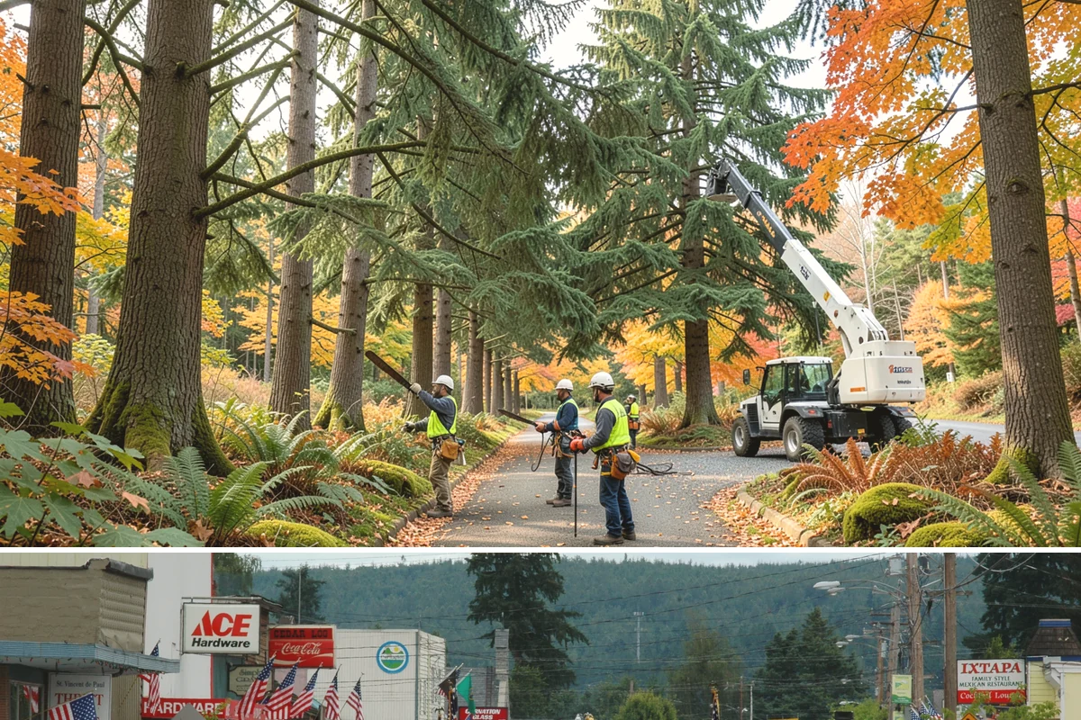 Bamboo removal in Carnation, King County, WA - Work is best performed when ground conditions are stable enough for hauling equipment but before heavy rains make the wet terrain...