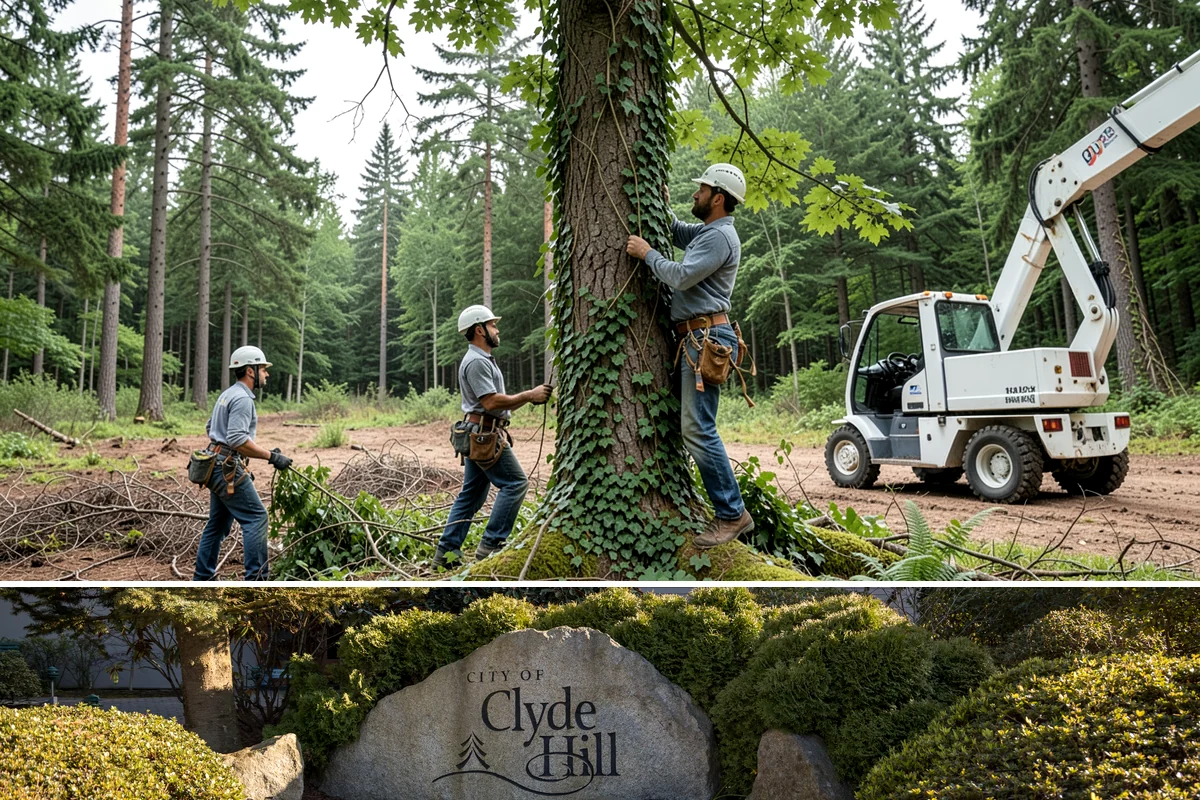 Bamboo removal in Clyde Hill, King County, WA - Work is best performed when ground conditions are stable enough for hauling equipment but before heavy rains make the wet terrain...