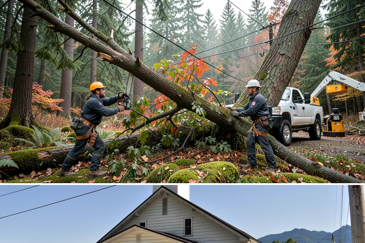 Bamboo removal in Concrete, Skagit County, WA - Work is best performed when ground conditions are stable enough for hauling equipment but before heavy rains make the wet terrain...