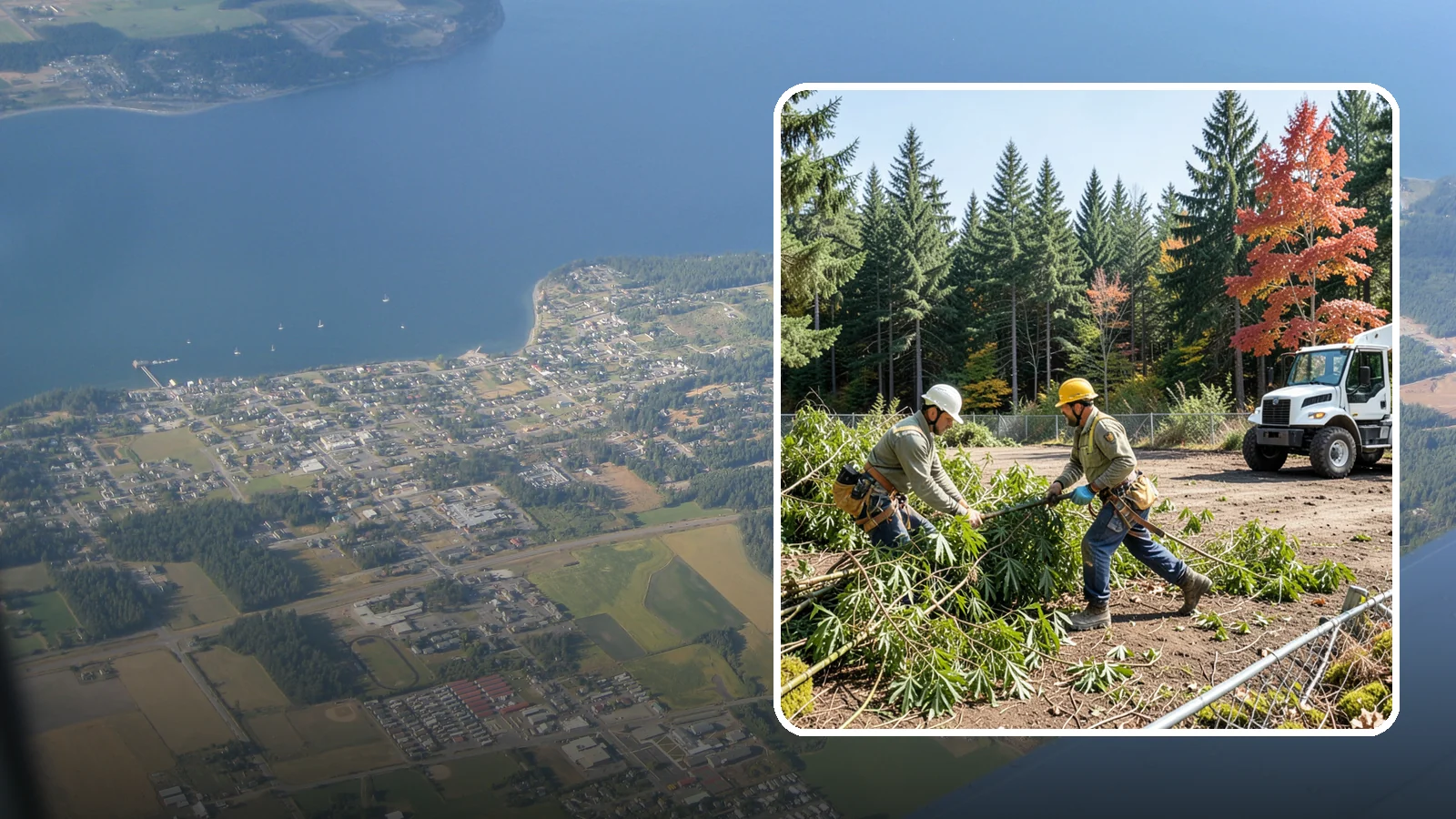 Bamboo removal in Coupeville, Island County, WA - The removal and containment of bamboo.