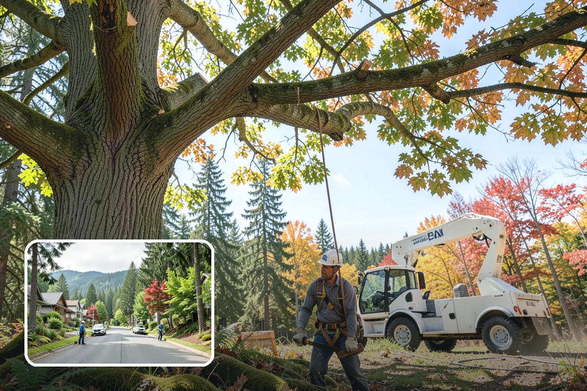 Bamboo removal in Darrington, Snohomish County, WA - Improves access and usability of a site