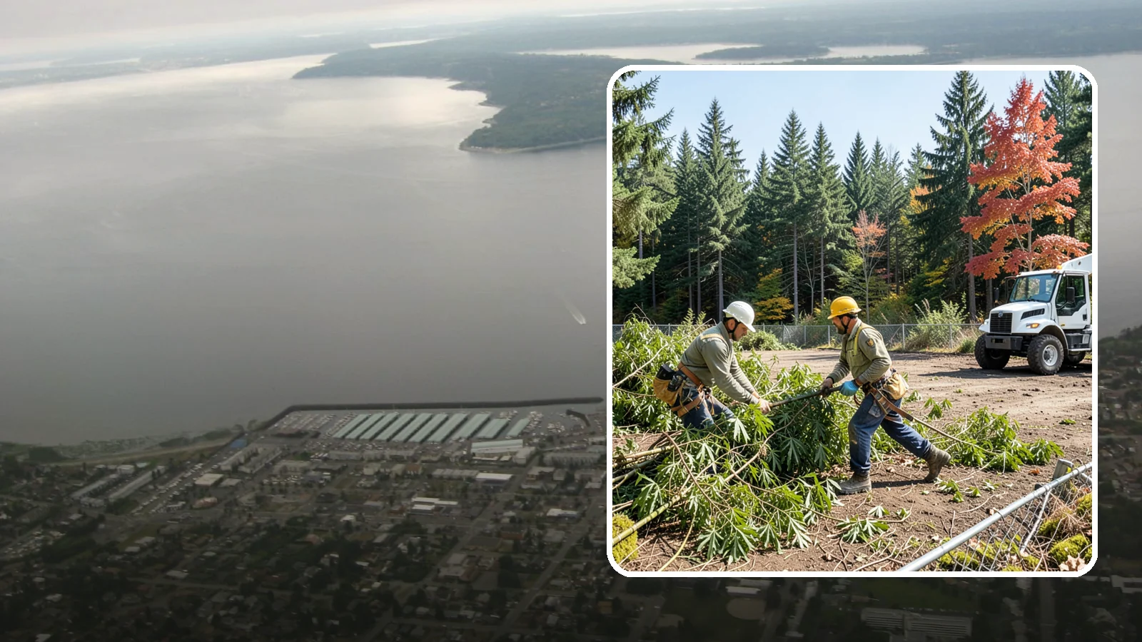 Bamboo removal in Des Moines, King County, WA - The removal and containment of bamboo.