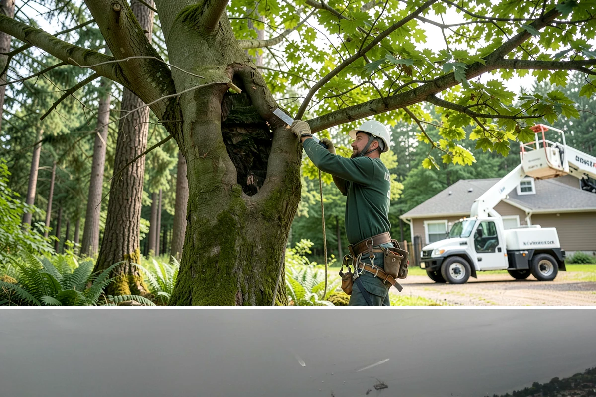 Bamboo removal in Des Moines, King County, WA - Work is best performed when ground conditions are stable enough for hauling equipment but before heavy rains make the wet terrain...