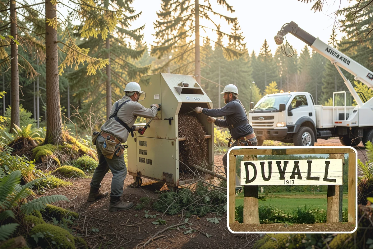 Bamboo removal in Duvall, King County, WA - Improves access and usability of a site