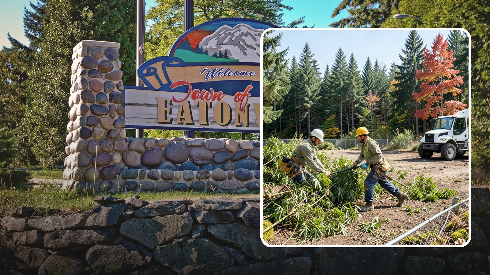 Bamboo removal in Eatonville, Pierce County, WA - The removal and containment of bamboo.