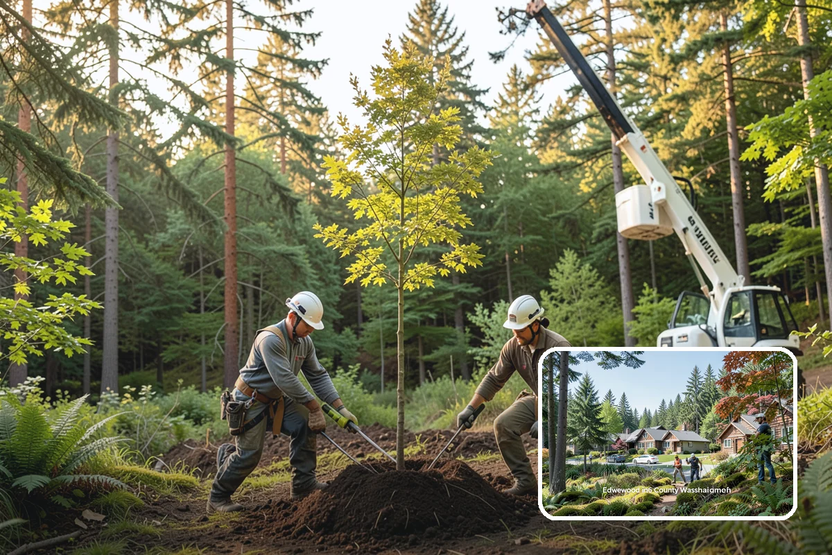 Bamboo removal in Edgewood, Pierce County, WA - Improves access and usability of a site