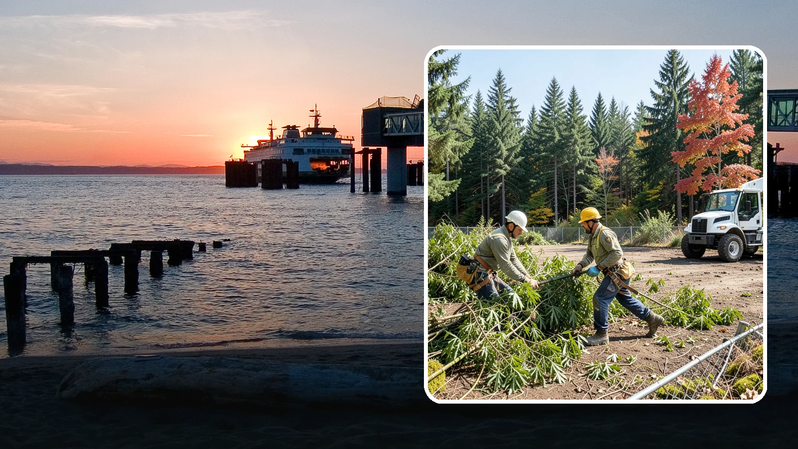 Bamboo removal in Edmonds, Snohomish County, WA - The removal and containment of bamboo.